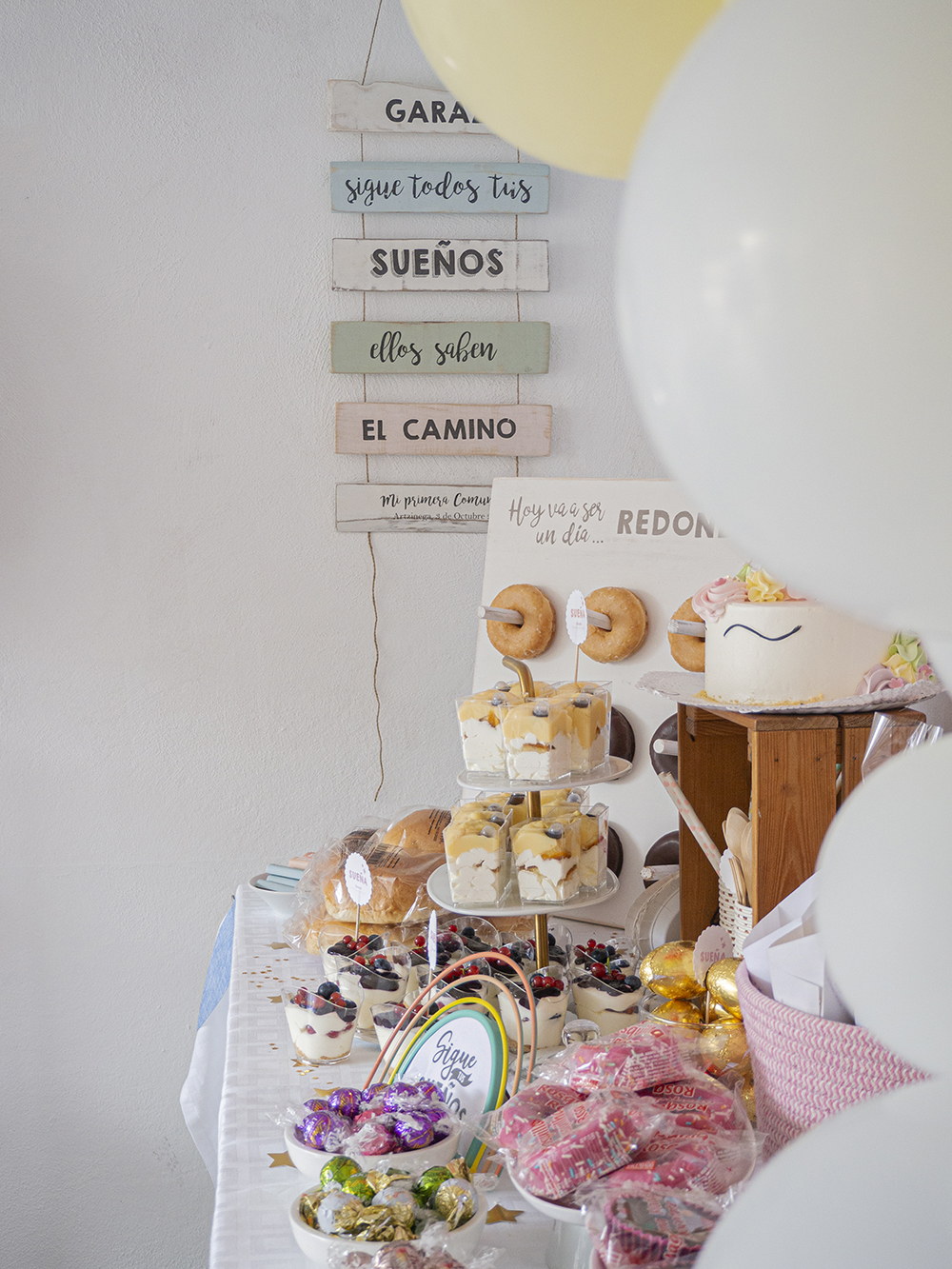 Comunión de la exploradora 2020 ¡Arco iris e deas deco a todo color!5